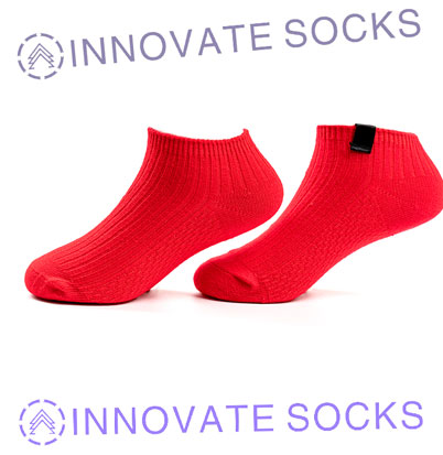 Baumwoll-Label Casual gestreifte Kids Socken