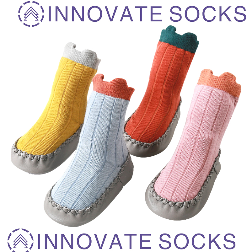 Indoor Non-slip Baby Floor Socks Neugeborene Cartoon Soft Sole Schuhe Baby Socks