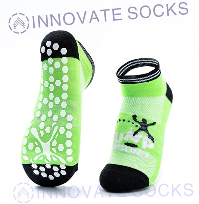 Springen Sie um die Knöchel Anti Rut Grip Trampolin Park Socken