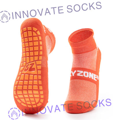 Sky Zone Anker Anti Skin Grip Trampolin Park Socken