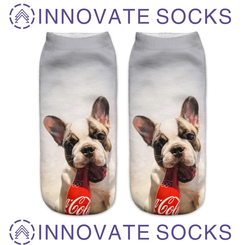 Neue 3D Printed Socken Animal Printed Sockes