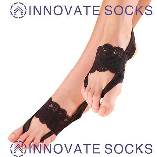 Fashionable Toe Motion Bunion Lace Knöchel Yoga Socken