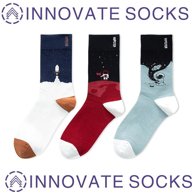 Men's Trendy Astronaut Socken