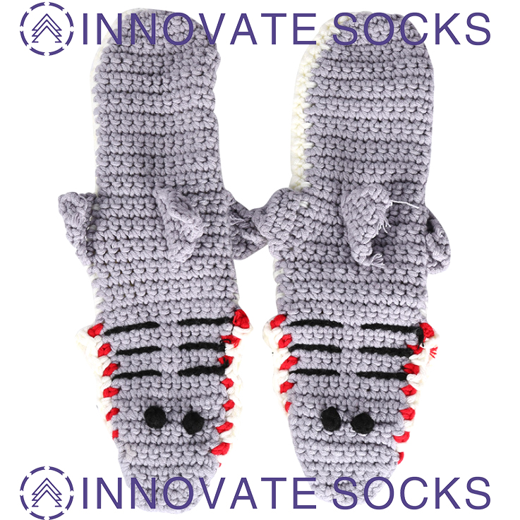 Hai Shape Socks Fashion Floor Hot Crocodile Home Warme Socken